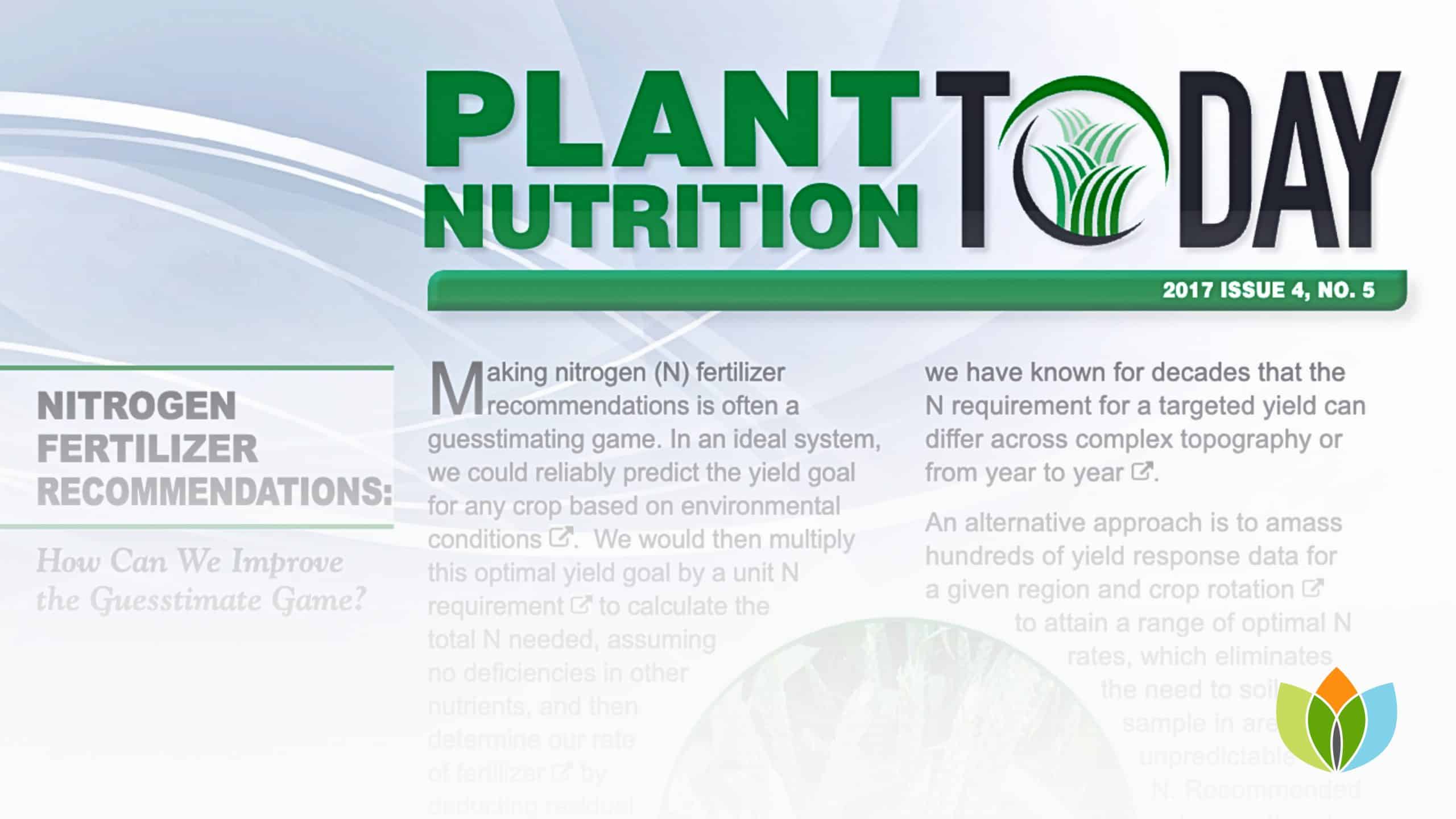 Improving Nitrogen Fertilizer Recommendations